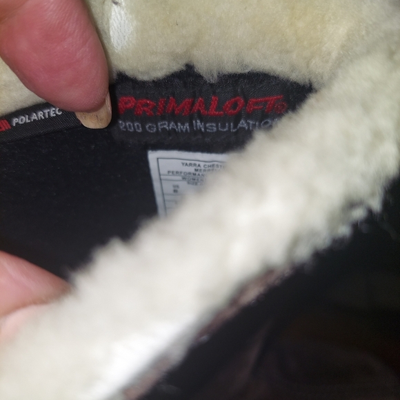 Merrell Yarra Womans Waterproof Boots Primaloft Polartec Lining Brown 8 Outside - Picture 7 of 10